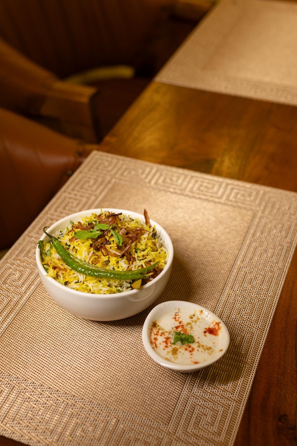 Pure vegetarian meal at Mystic Masala